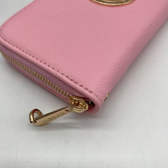 Dasein Pink And Gold Zip-Around Wallet - Picture 6 of 10